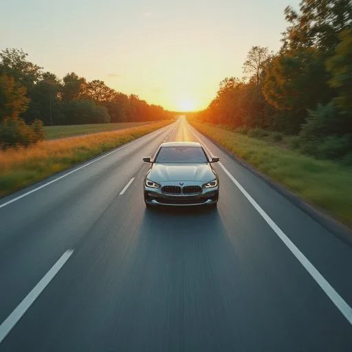 Severity 1 lane-centering wobble on empty highway.