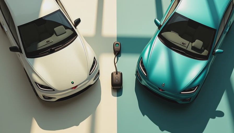 Visual context for model y vs model 3