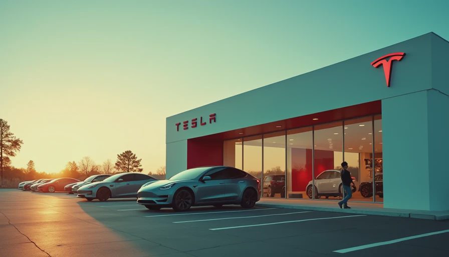 Visual context for least expensive tesla model